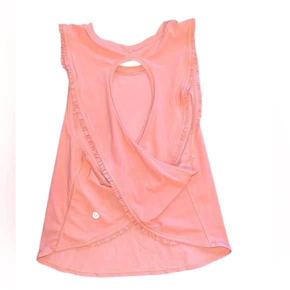 Lululemon Fast As Light Tank – Light Coral – Size 4 (Runs Small) - Picture 3 of 3